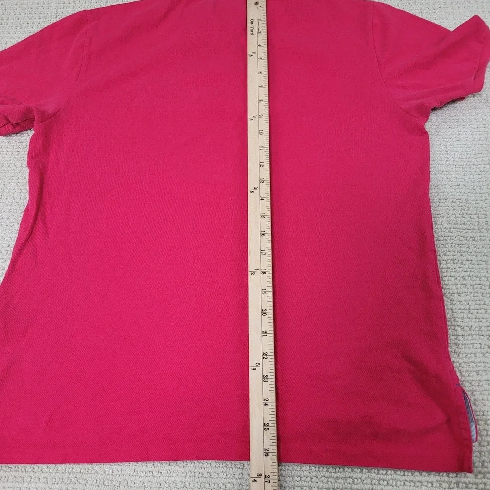 Southern Tide Shirt‎ Mens Medium Pink Casual Polo Short Sleeve The Skipjack